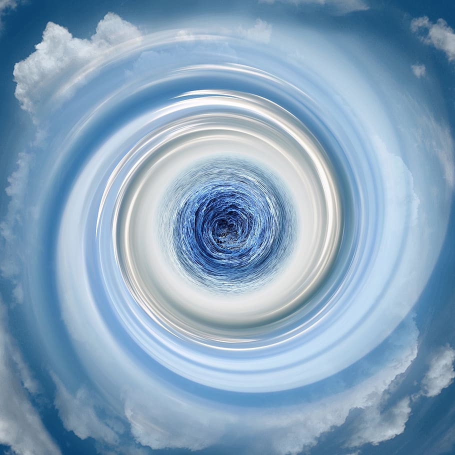 eddy, swirl, abstract, spiral, background, circle, cloud - sky, geometric shape, concentric, nature