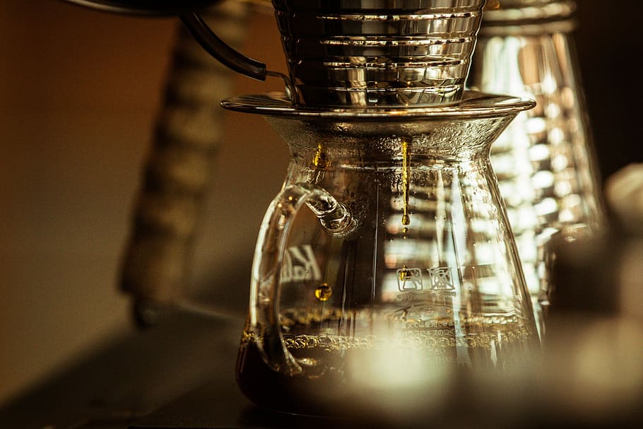 brewing coffee, Brewing, coffee, cafe, coffee bar, coffee brewing, drink, drip station, filter, filter coffee