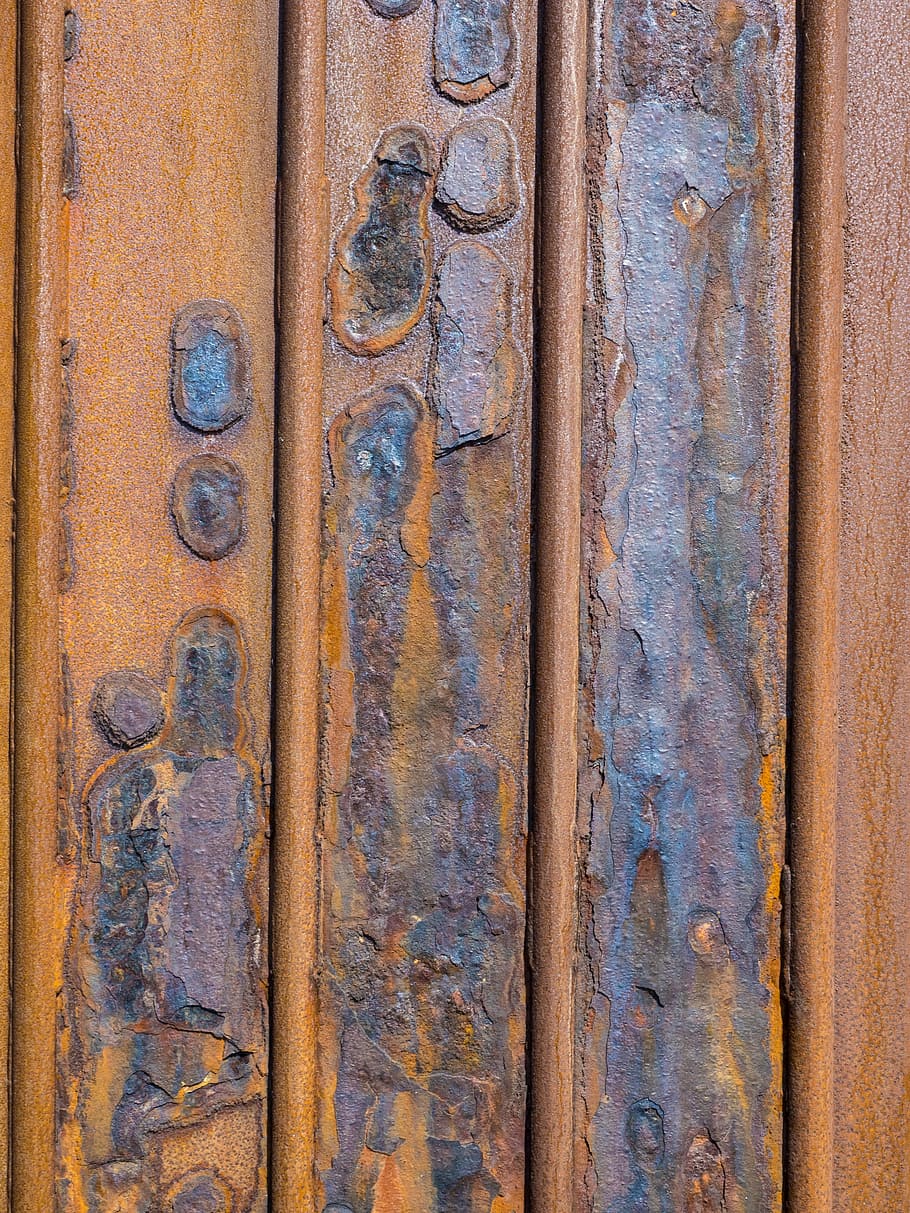 background, metal, texture, stainless, structure, metallic, weathered, rusty, brown, corrosion