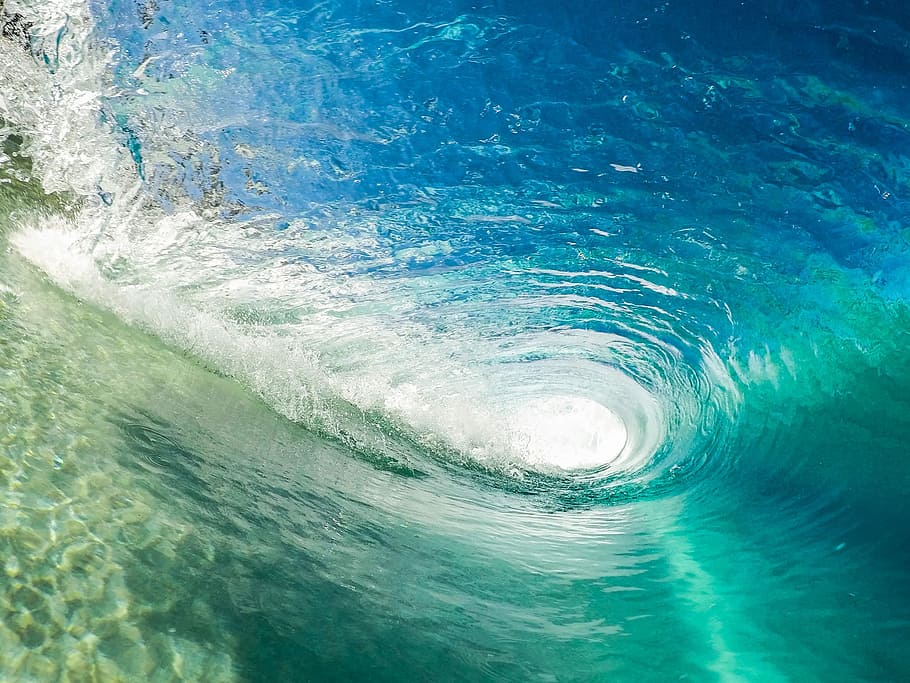 water whirlpool, beach, ocean, outdoors, sea, splash, surf, turquoise, water, wave