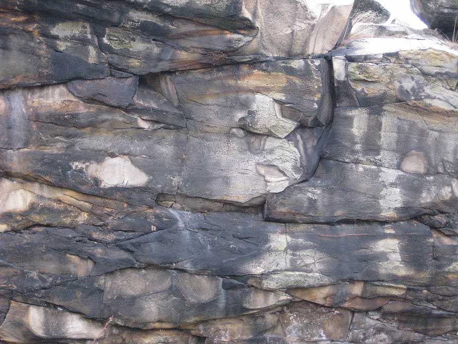 rochas naturais, rocha, parede, fundos, quadro completo, sólido, objeto de rocha, ninguém, formação rochosa, texturizado