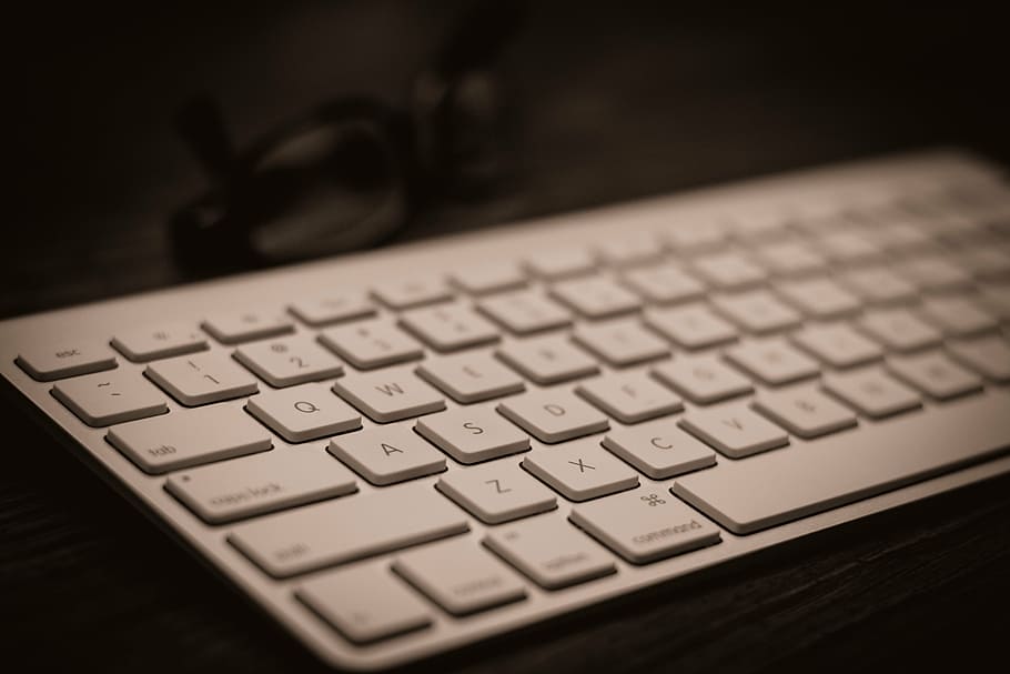 teclado mágico da apple, superfície, maçã, tecnologia, teclado, teclado de computador, ninguém, chave de computador, computador, dentro de casa