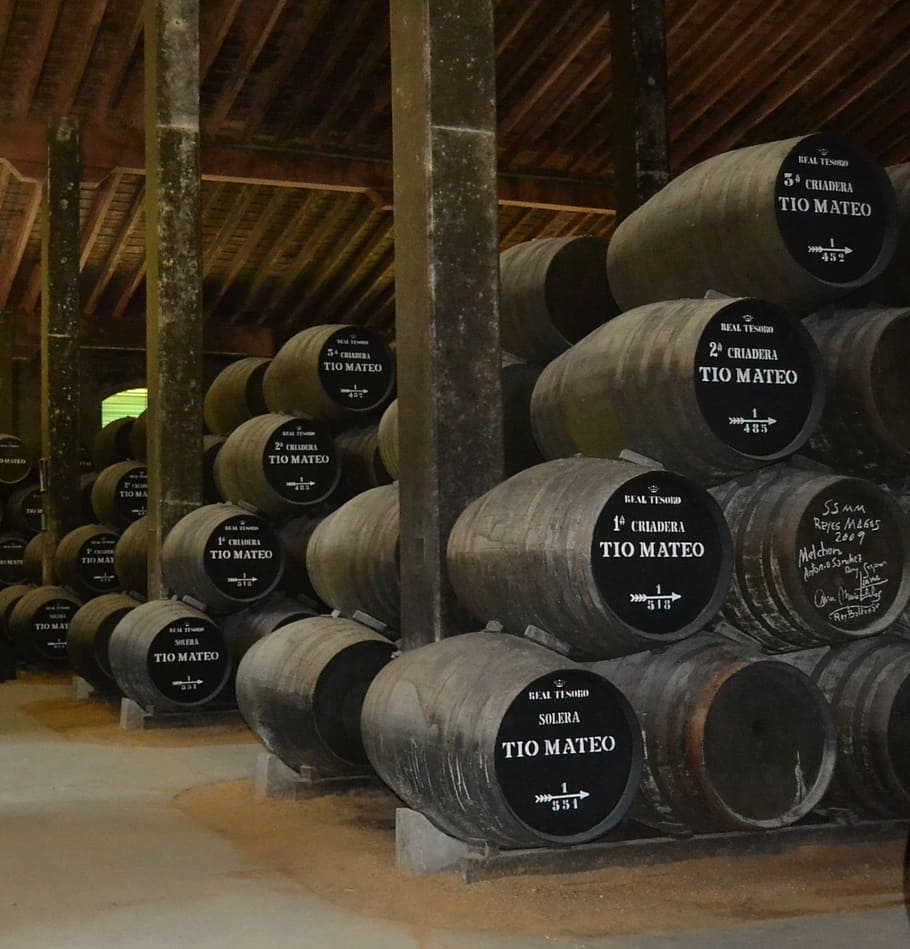 preserved barrels, winery, sherry, wine, cask, andana, viticulture, boot, barrel, andalusia
