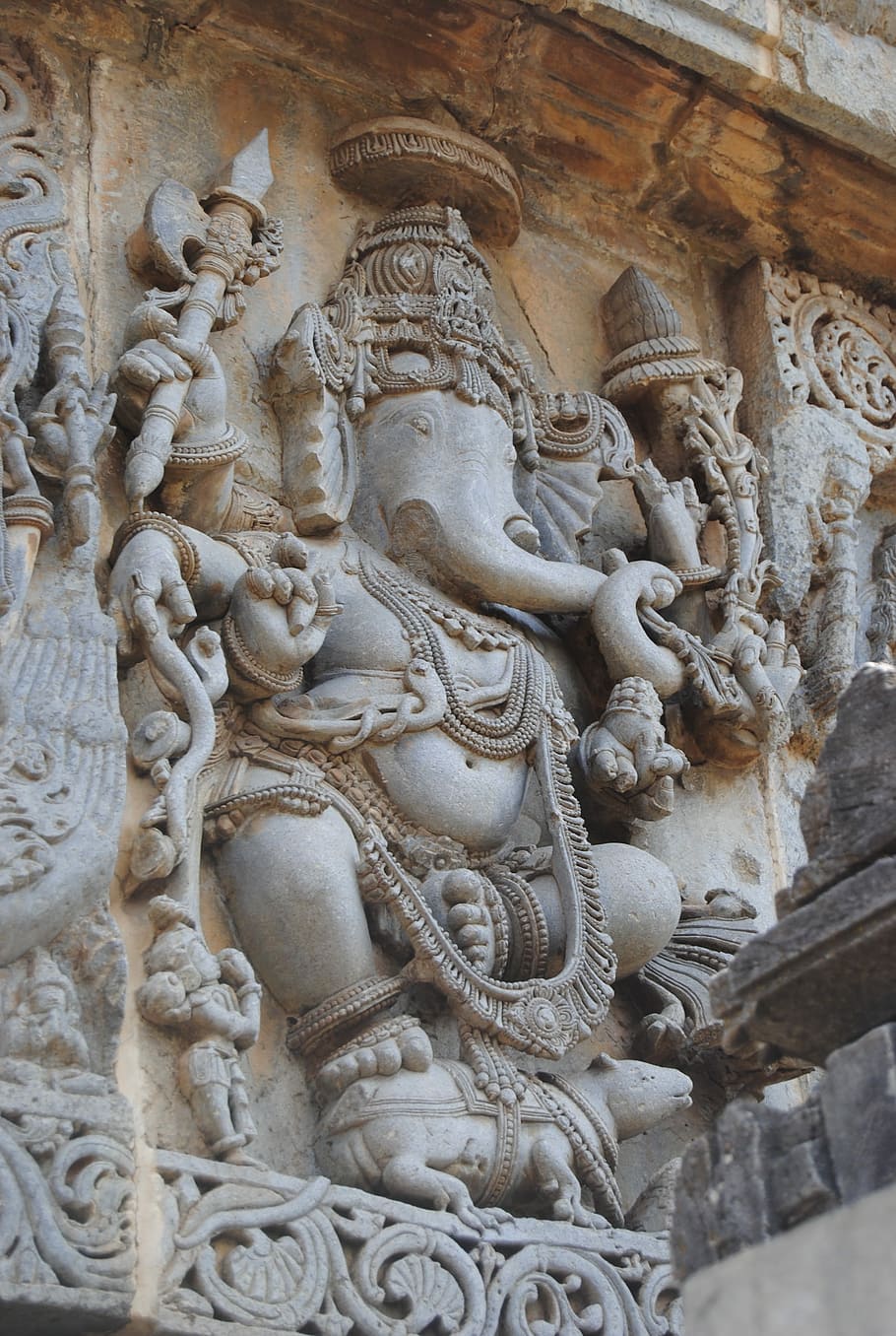 Ganesha, Dewa, India, Kuil, Budha, patung, tujuan perjalanan, relief, agama, perjalanan