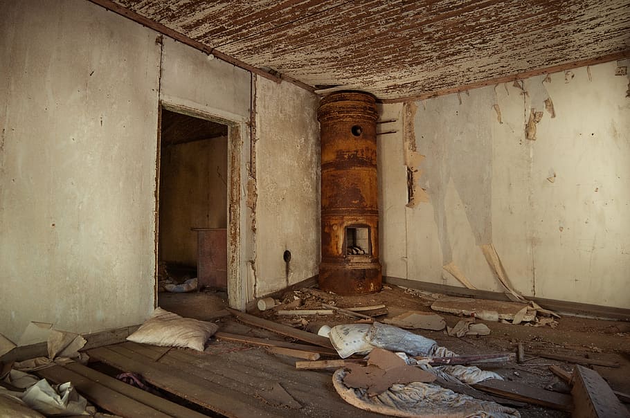 Abandoned, House, Old, Broken, Vintage, abandoned, house, dirty, room, abandon, damaged