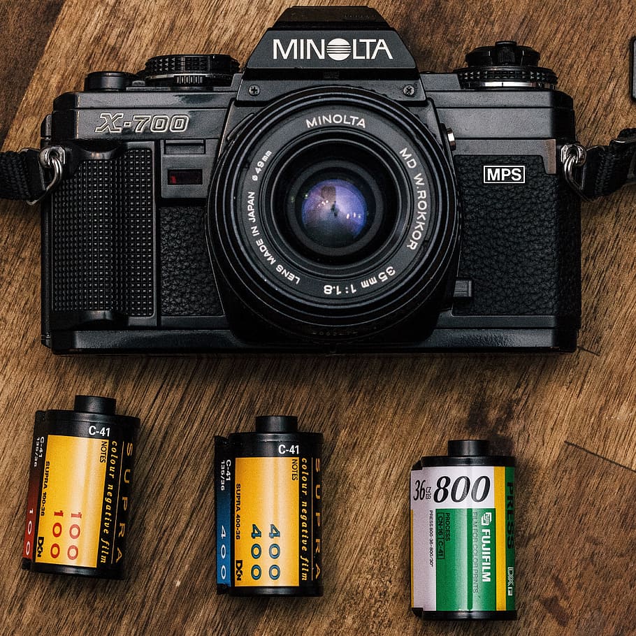 minolta, lens, shutter, obsolete, retro, antique, old, aperture, technology, electronics