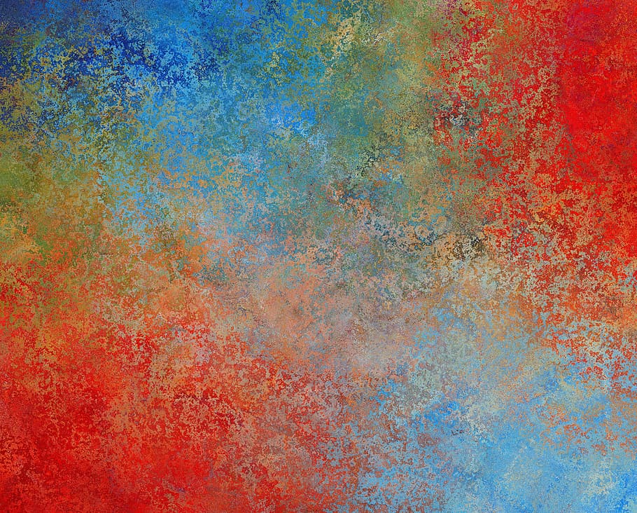 green, red, blue, abstract, painting, background, texture, structure, landscape format, background texture
