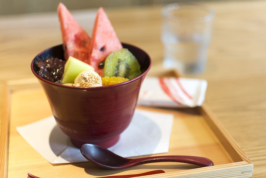 japan, summer, summer in japan, suites, japanese-style confection, parfait, watermelon, food and drink, food, healthy eating