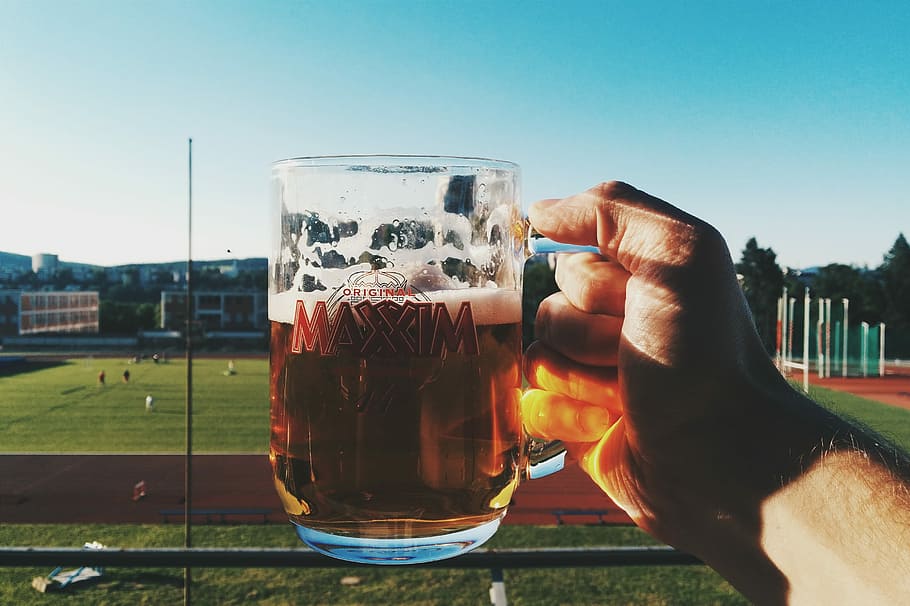 beer, outside, alcohol, drink, drinking, hands, beer - Alcohol, human Hand, outdoors, holding