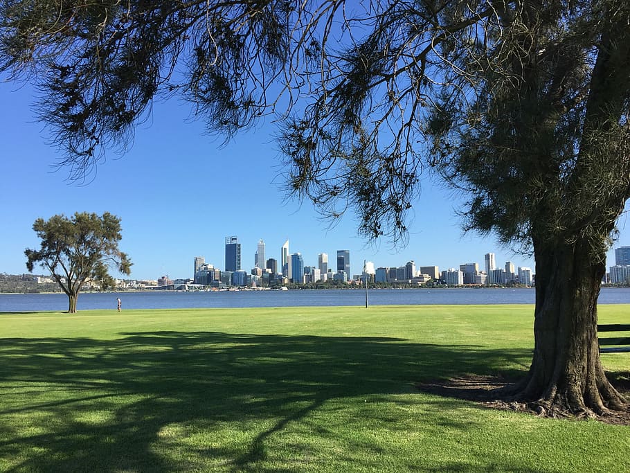 Perth, City, Australia, Western, Skyline, river, urban, water, cityscape, architecture