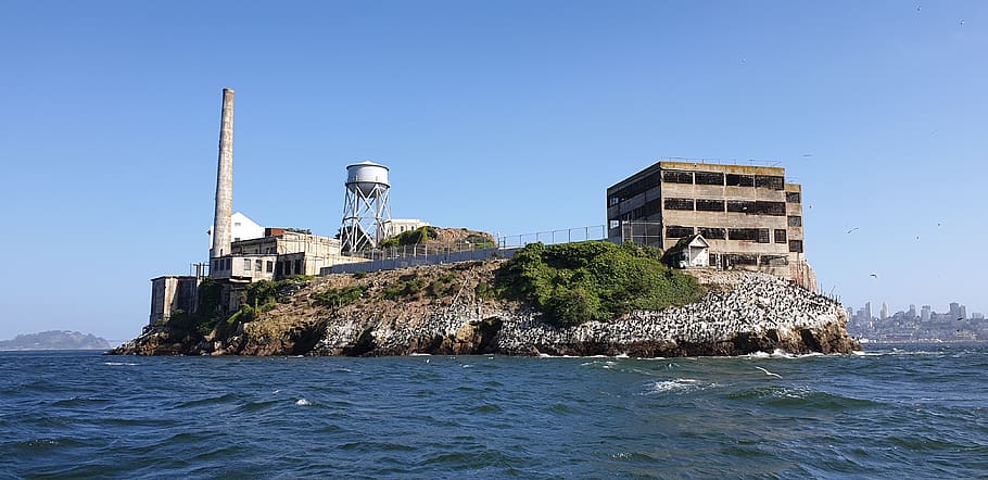 alcatraz, san francisco, cal, prison, california, jail, usa, island, building, architecture