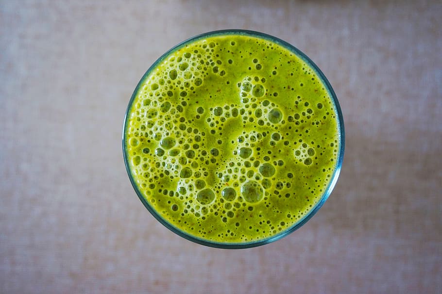 closeup, green, substance, glass cup, smoothie, food, healthy, diet, fresh, detox
