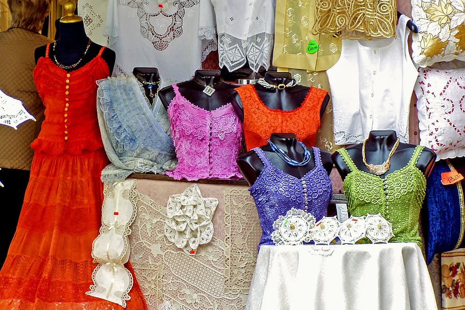 Burano, Lace, Handicraft, Venice, burano, lace, venetian lagoon, italy, colors, textiles, weaving