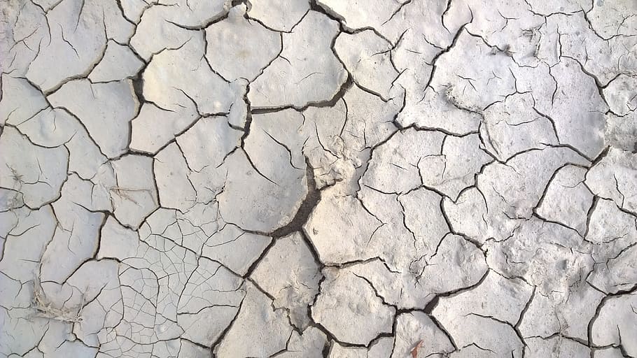 white cracked soil, mud, dry, earth, cracked, drought, climate, arid climate, scenics - nature, environment