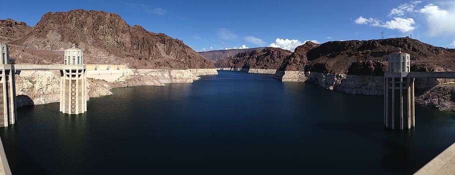 Hoover Dam, Nevada, Water, Electricity, hoover, architecture, reflection, built structure, outdoors, building exterior