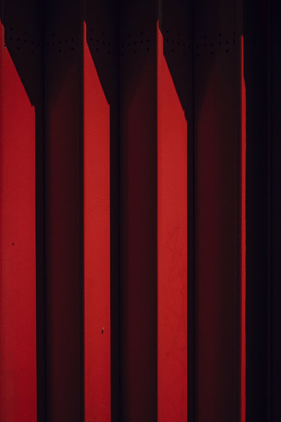 untitled, steel, wall, red, sunny, day, backgrounds, full frame, indoors, curtain