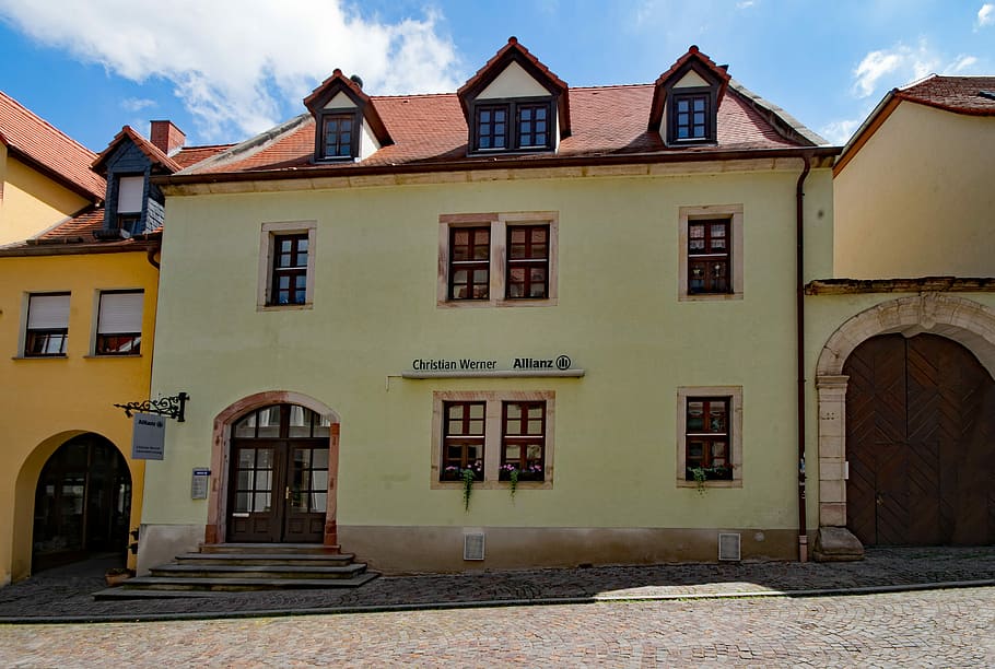 Querfurt, Saxony-Anhalt, Germany, architecture, places of interest, building, europe, old town, old building, house