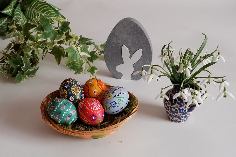 ornament, easter, egg, close, basket, season, give, sorbian easter eggs, bossi technology, colorful easter eggs