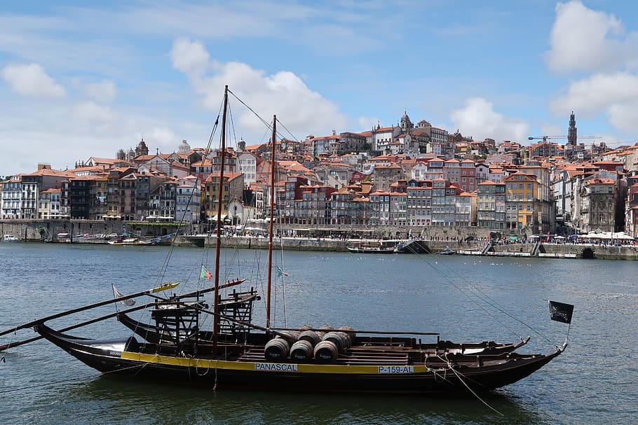 Porto, río, Duero, barco, agua, embarcación náutica, transporte, arquitectura, modo de transporte, exterior del edificio