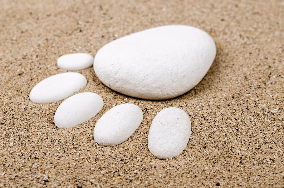 white, stones, sand, activity, adventure, background, bare, barefoot, beach, coast