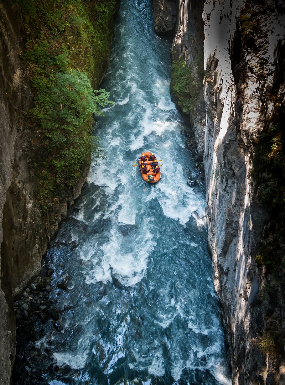 rafting, gorge, whitewater, adventure, outdoors, water, river, canyon, rapids, waterfall