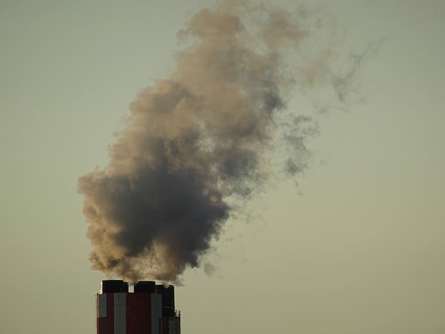 Fumaça, Chaminé, Poluição, Meio ambiente, indústria, lareira, usina, vapor, fumaça branca, cinza