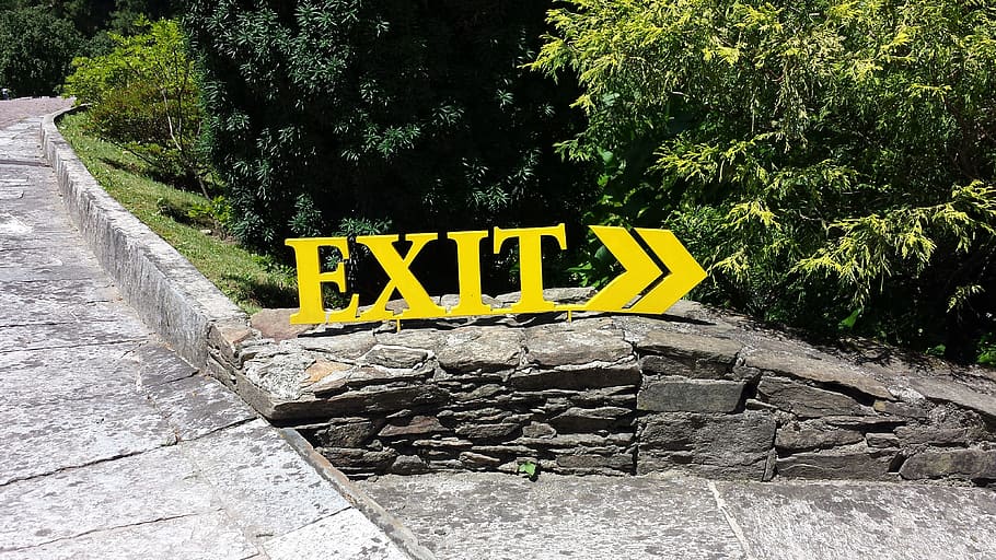 Exit, Brexit, Botanical Garden, Walk, locarno, lago maggiore, verbania, wall, graphic, text