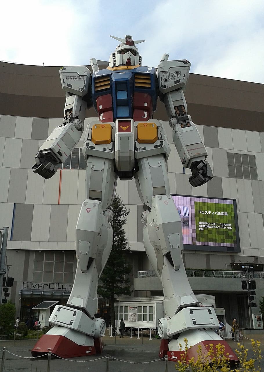 Odaiba, 東京, 灣, 東京 灣, steel dan, outdoor, building exterior, sky, day, space travel vehicle