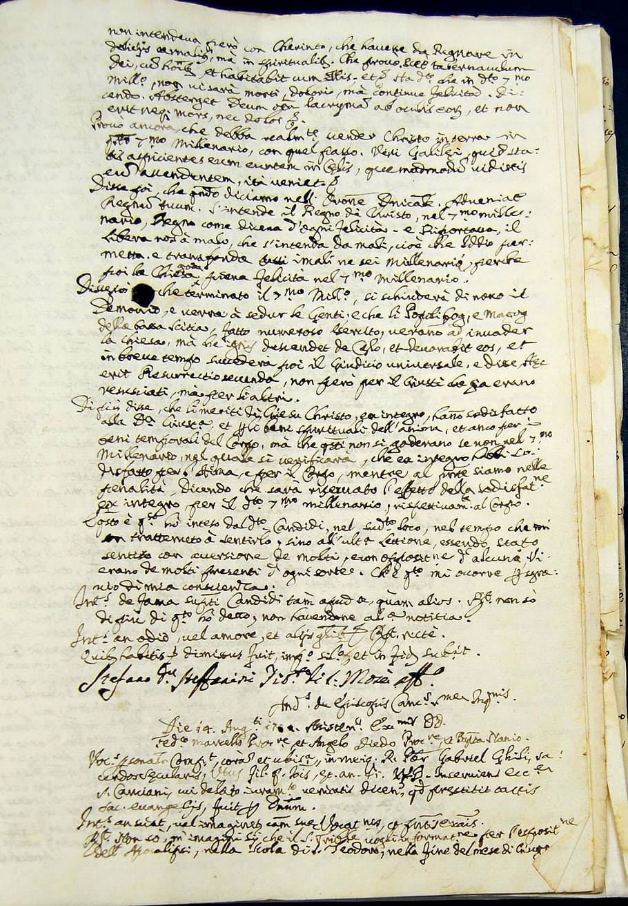 manuscrito, antigo, escrita, documento, mapa, velho, museu, arquivo morto, Veneza, italiano