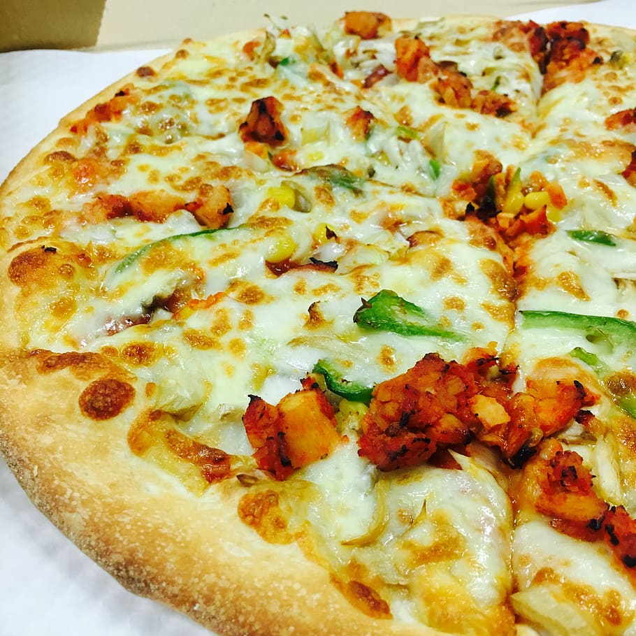 Pizza, Bulgogi, Meat, bulgogi pizza, soft, delicious, cheese, topping, food, italy