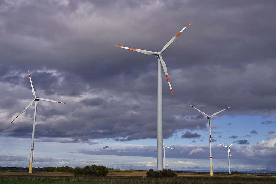 windräder, wind energy, wind power, energy, sky, environment, wind turbine, current, power generation, nature