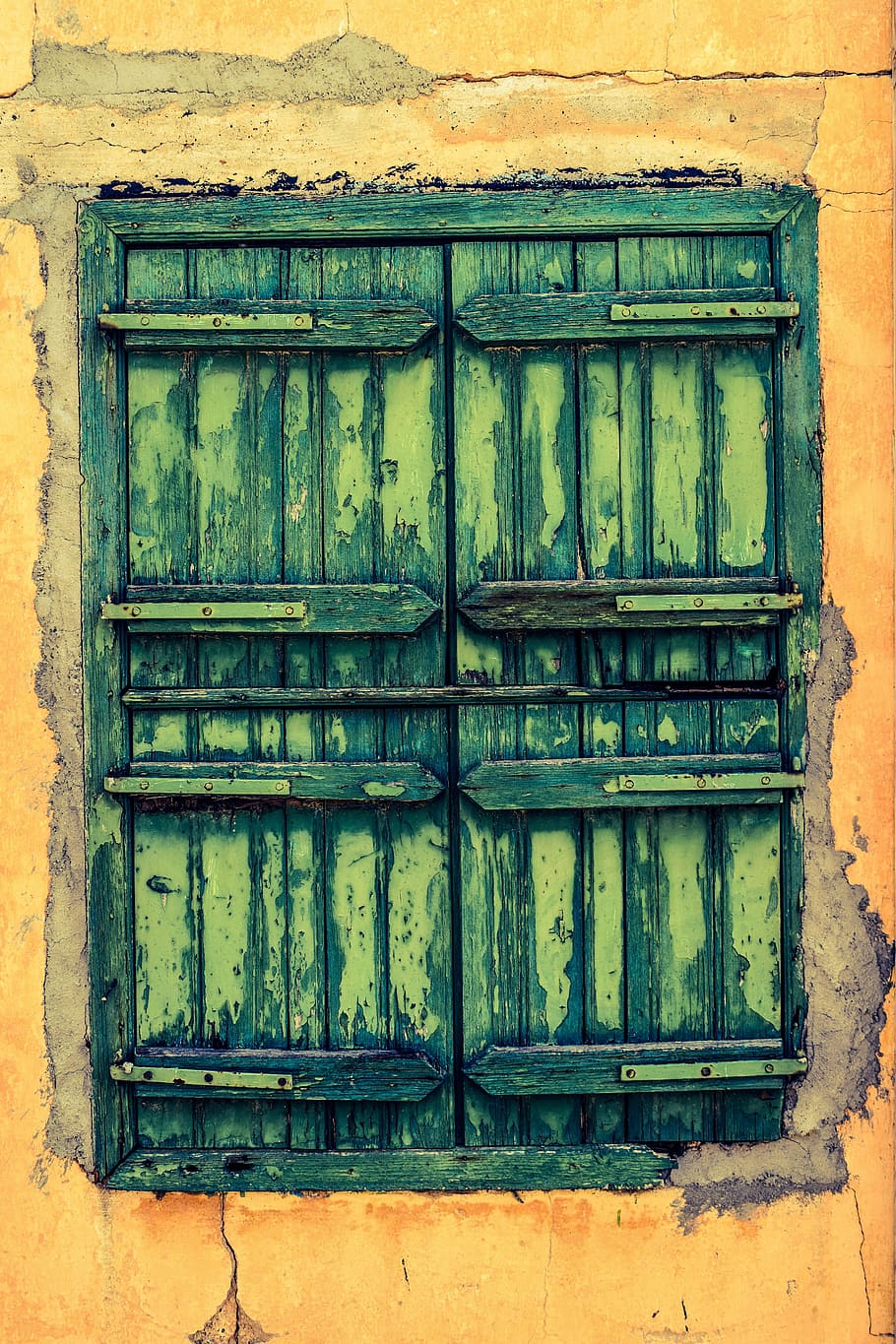 window, wooden, green, wall, home, architecture, traditional, village, dherynia, cyprus