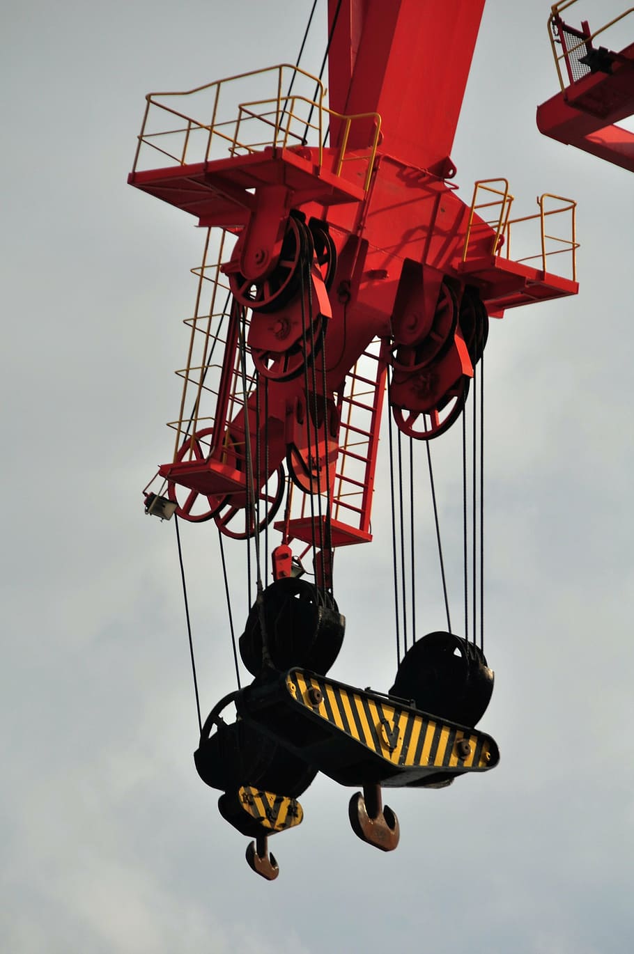 crane, loads, last, lift loads, baukran, crane arm, sky, load crane, cranes, hoist rope