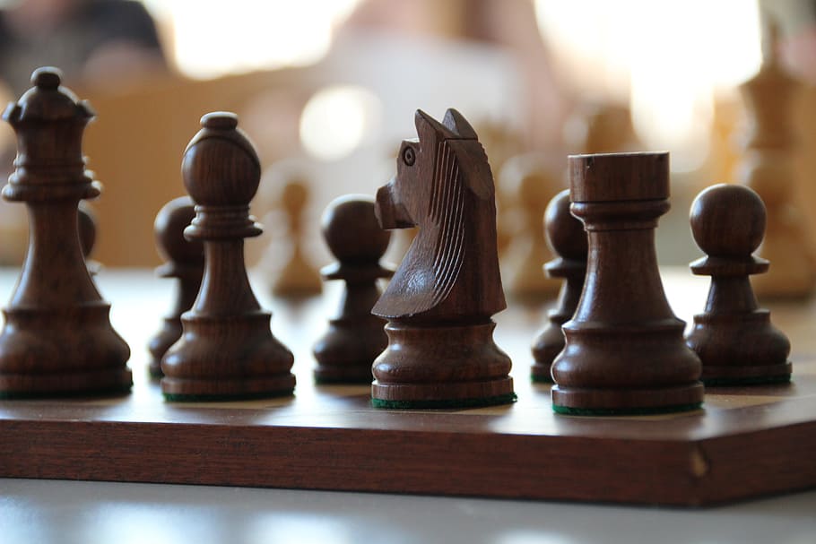 Chess Board, Horse, Chess Piece, chess, board game, figures, game board, checkmated, denksport, strategy
