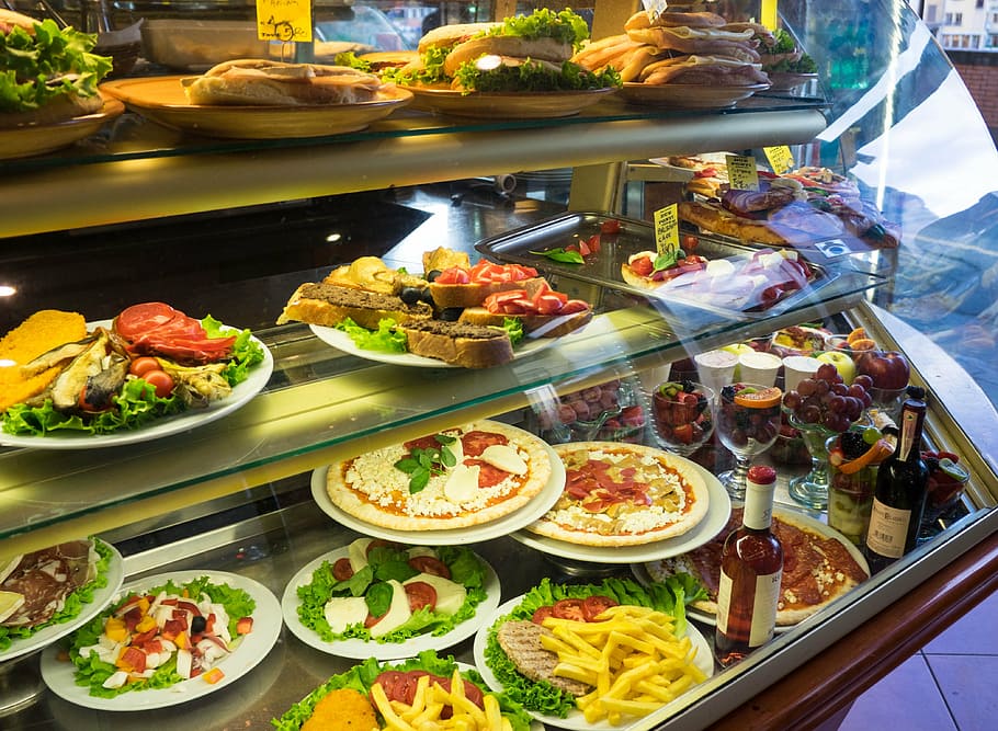 Florencia, Italia, ensalada, comida, gourmet, café, alimentación saludable, delicioso, queso, alimentos y bebidas