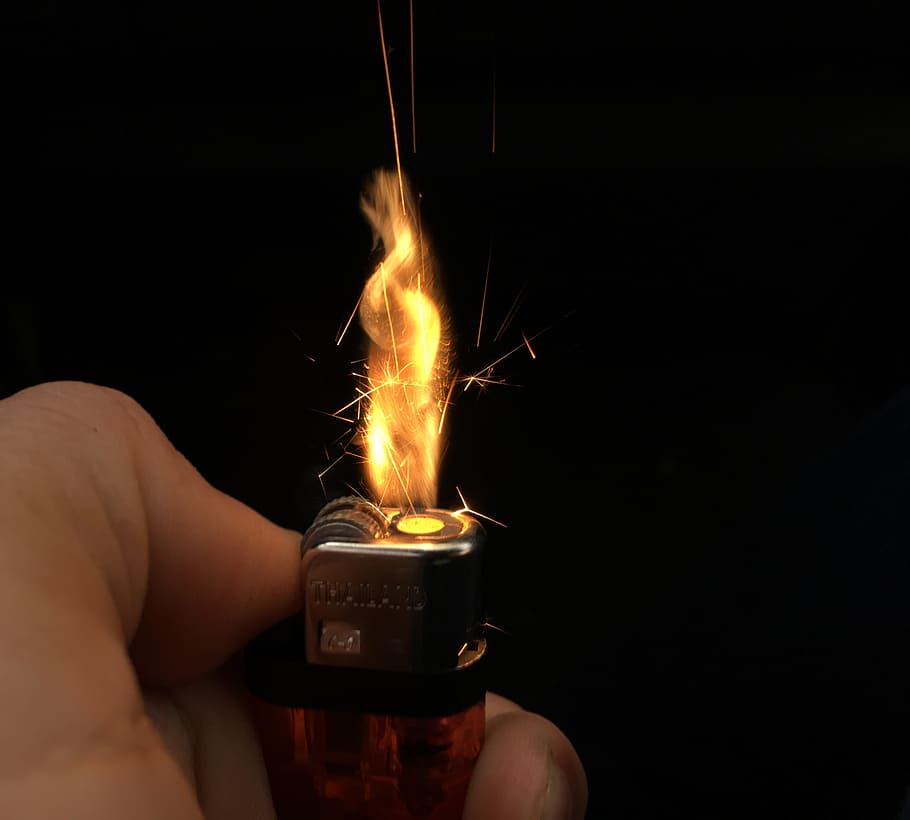 use the lighter, fire, ignite, on fire, light weight, hands, flames, human hand, burning, holding