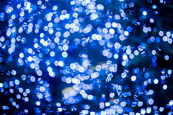close-up photography, blue, string lights, bokeh, photography, light, dark, lights, abstract, backgrounds