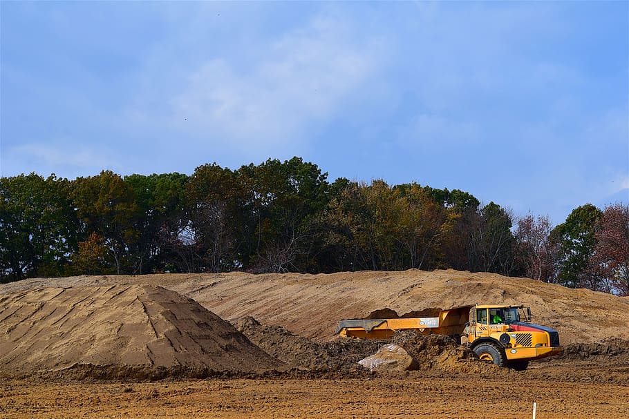construction, machine, shovel, equipment, industry, work, site, industrial, vehicle, earth