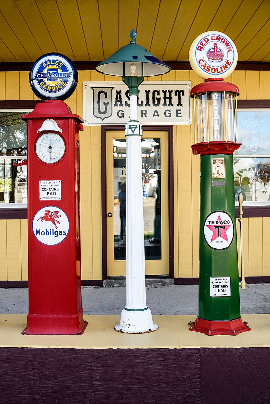 Vintage, Gas Pumps, Retro, Service, refueling, classic, station, antique, fuel, gasoline