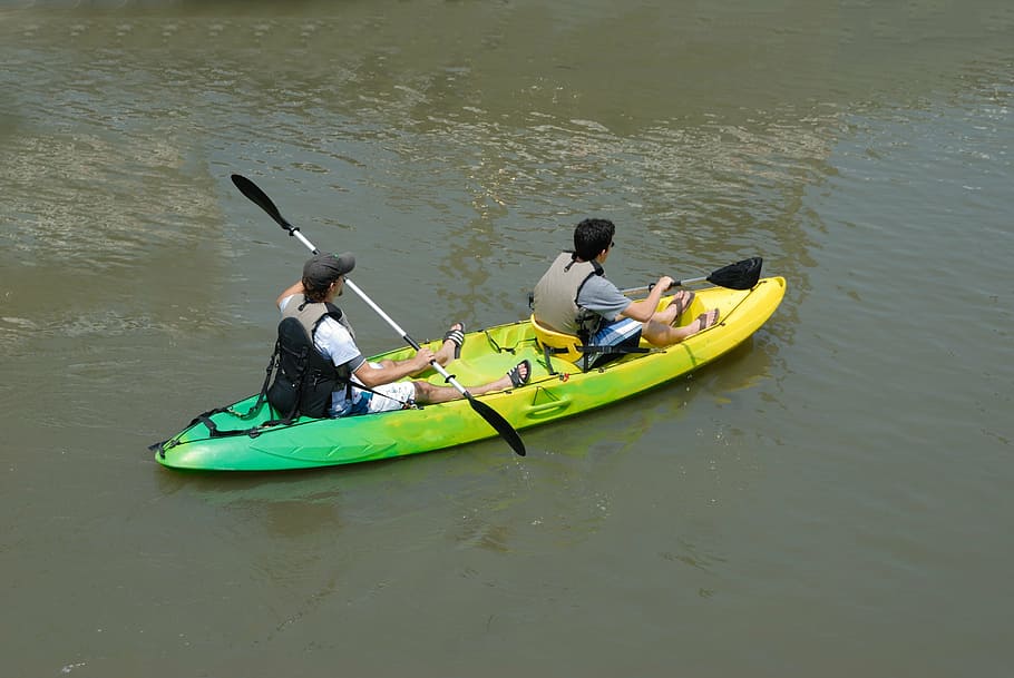 kayak, kayaking, people, water, sport, summer, nature, leisure, adventure, river