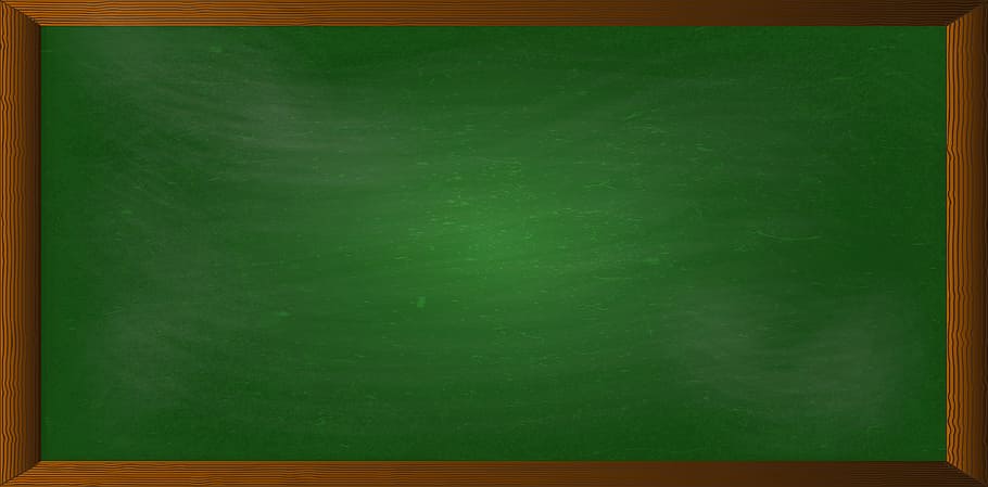 coklat, berbingkai, hijau, papan, sekolah, kayu, pengajaran, warna hijau, papan tulis, di dalam ruangan