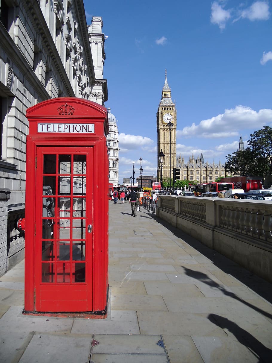 photography, red, ;, big, ben, red Telephone, Telephone booth, phone booth, london, travel