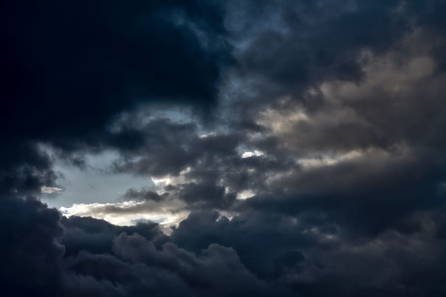 후광 구름, 폭풍, 구름, 비, 하늘, 어둠, 구름-하늘, 클라우드 스케이프, 극적인 하늘, 분위기