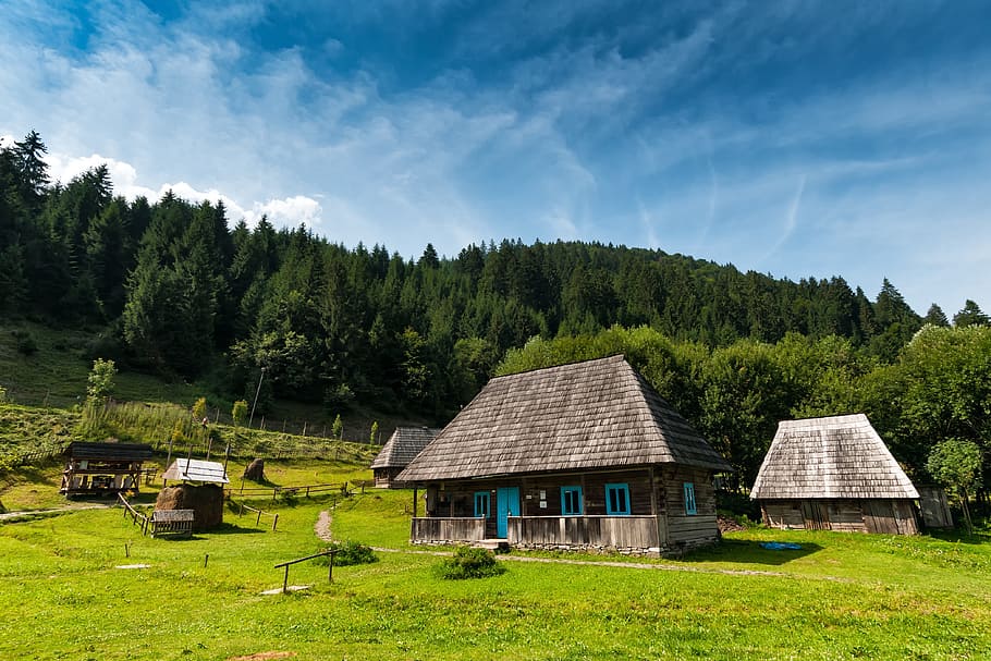 Zakarpattya, Open Air Museum, kolochava, ukraina, pegunungan carpathian, transcarpathia, jalan, lanskap, pegunungan, alam