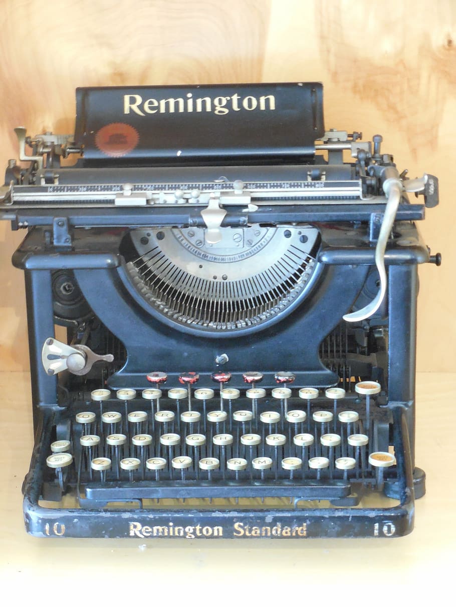 typewriter, vintage, vintage typewriter, old, retro, type, antique, nostalgia, vintage type, writing