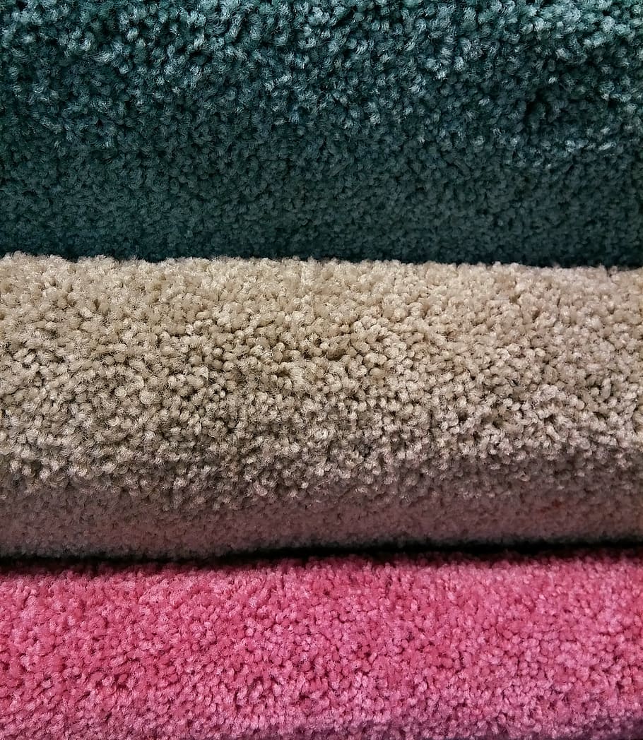 three, teal, beige, pink, mats, carpet, rug, sample, pile, moquette