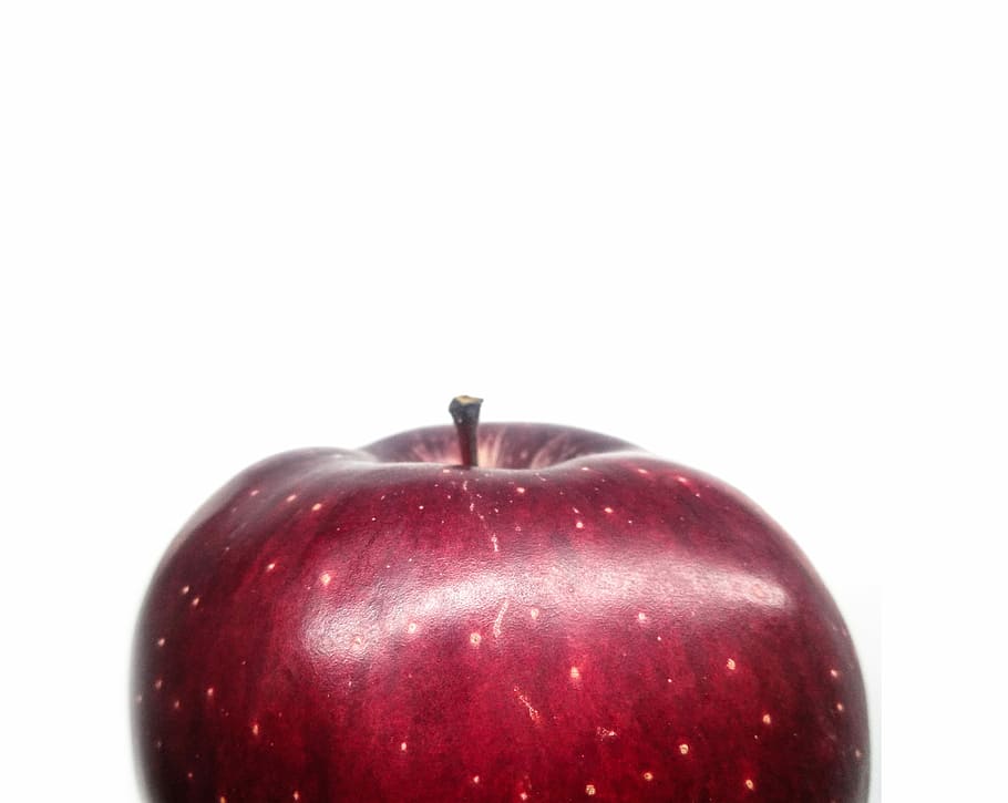 Fruit, Red Apple, apple, white background, white, red, power, love apples, food and drink, studio shot