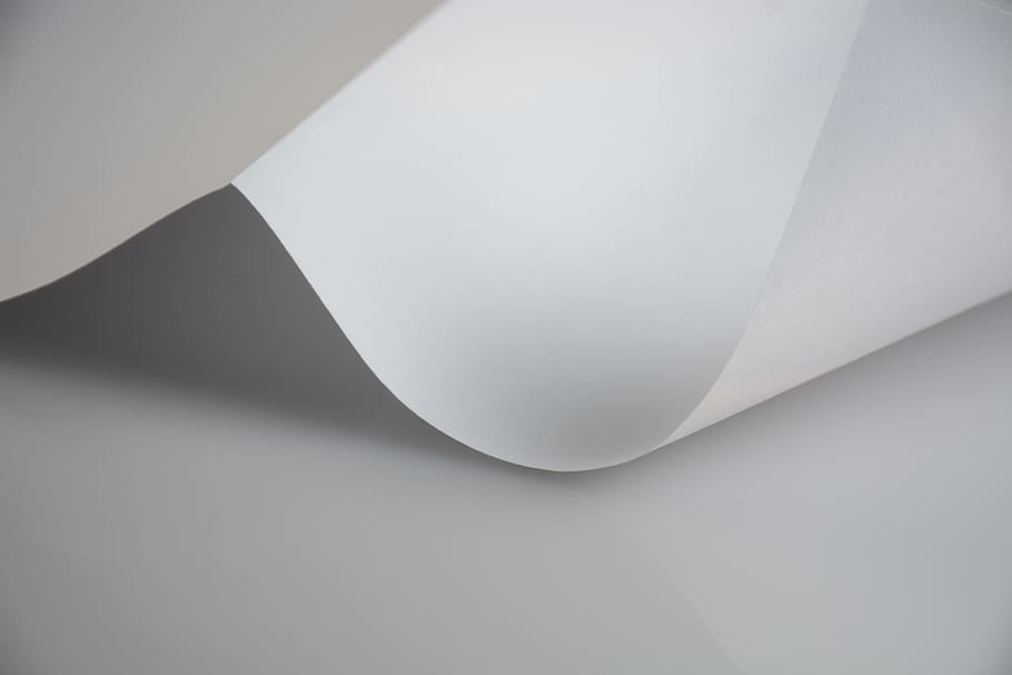 White Paper, Shapes, Empty, studio shot, close-up, fragility, day, white color, paper, indoors