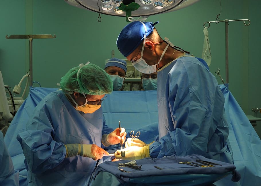 man, woman, wearing, surgical, suits, man and woman, surgery, surgeons, operation, medical