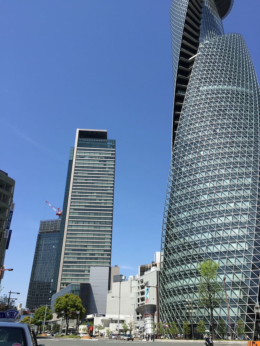 Nagoya, nome da estação antes, arranha-céus, arranha-céus da estação de Nagoya, estrutura construída, arquitetura, exterior do edifício, cidade, construção, exterior do prédio de escritórios
